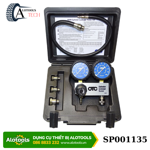 Dụng cụ đo độ kín xi lanh – kiểm tra rò rỉ buồng đốt động cơ AlotoolsTech