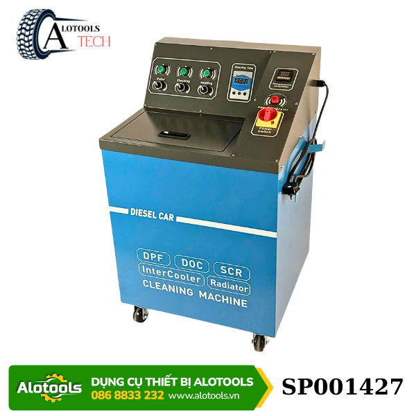 Máy vệ sinh hệ thống lọc khí xả DPF–DOC–SCR tuần hoàn | AlotoolsTech