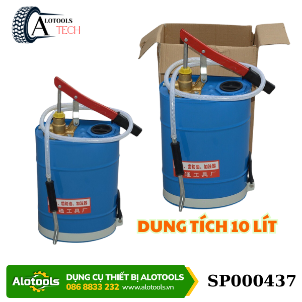 Bình bơm dầu cầu dầu hộp số bằng tay 10 lít AlotoolsTech
