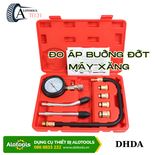 Đồng hồ đo áp suất buồng đốt động cơ xăng ô tô