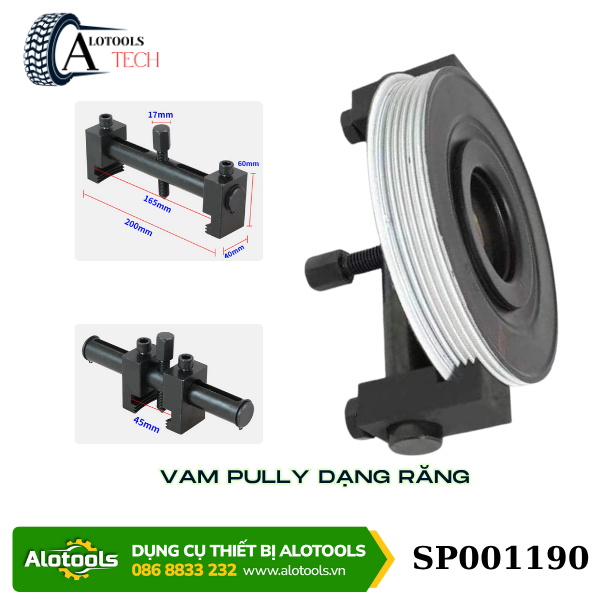 Vam tháo puly đa năng- Cảo tháo puly,cảo vòng bi 2 chân,cảo vòng bi trong,cảo puly 2 chấu
