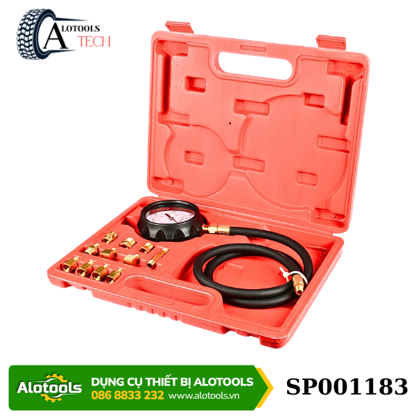 Đồng hồ kiểm tra áp suất dầu nhớt hộp số động cơ ô tô AlotoolsTech