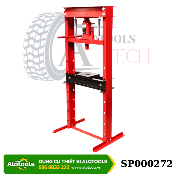 Bàn ép thuỷ lực 20 tấn, Máy ép thuỷ lực không đồng hồ AlotoolsTech