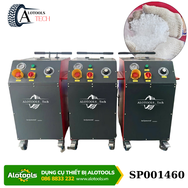 Máy làm sạch carbon buồng đốt, van nạp bằng đá khô CO₂ AlotoolsTech