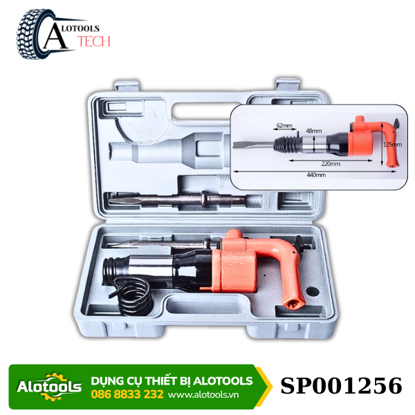 Súng Đục Khí Nén Cầm Tay C4 –Lực Mạnh, Đục Chính Xác, Bền Bỉ Theo Thời Gian