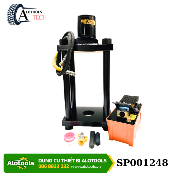 Thiết bị tháo lắp trục đứng xe tải hoạt động thủy lực kết nối khí nén 40 tấn AlotoolsTech