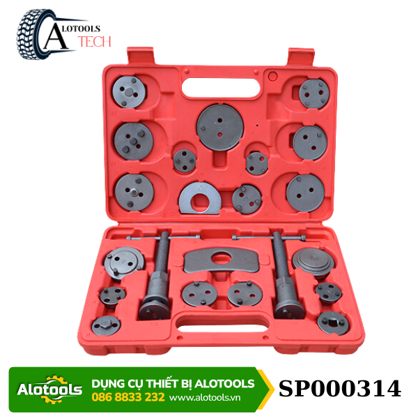 Bộ vam ép piston thắng 23 chi tiết – Ép piston đơn và kép cho phanh đĩa các loại xe