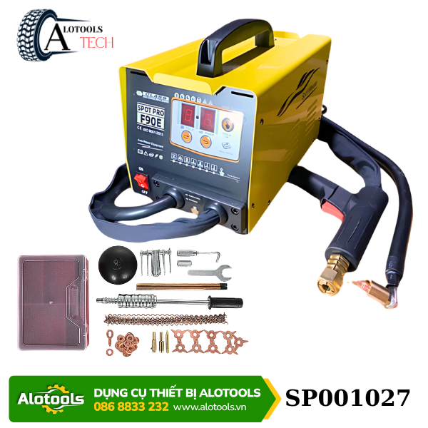 Máy hàn giật tôn xách tay Funisi F90E toàn bộ lõi đồng nặng 30kg