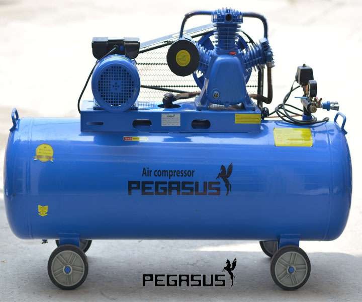 Máy nén khí dây đai Pegasus 10hp áp 8kg TM-W-0.9/8-330L Alotools