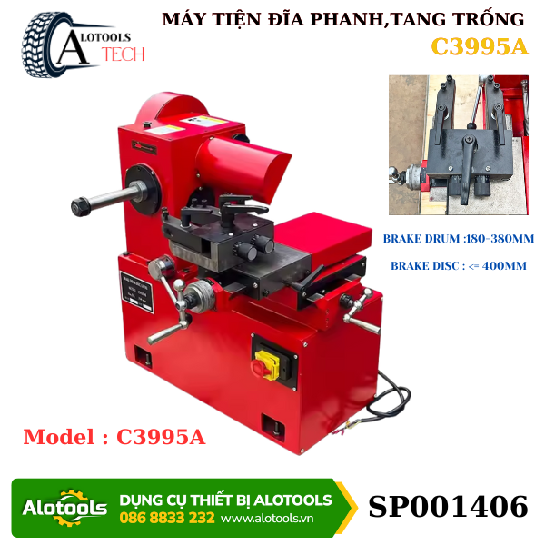 Máy tiện đĩa phanh láng tang trống ô tô ALOTOOLSTECH C9335A