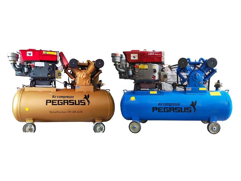 Tính năng nổi bật của máy nén khí dây đai Pegasus 5.5HP TM-V-0.6/8-330L Alotools