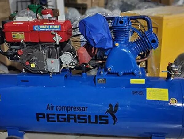 Giới thiệu tổng quan về máy nén khí chạy bằng dầu Diesel TM-W-1.6/8-500L