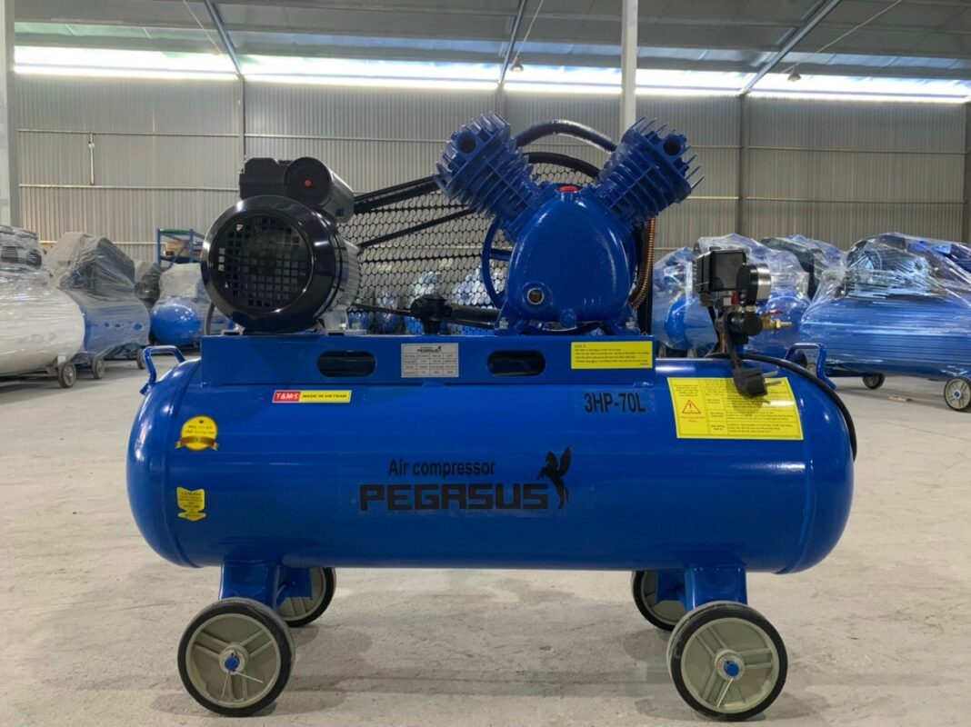 Máy nén khí dây đai Pegasus 180l 7.5hp TM-W-0.67/12.5-180L Alotools