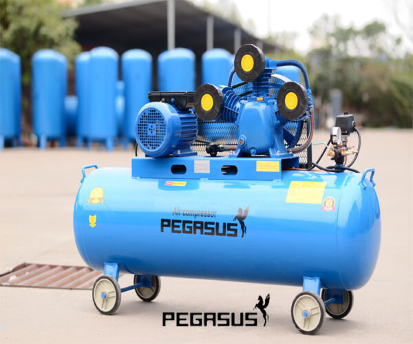 máy nén khí dây đai Pegasus 380V 4hp TM-W-0.36/8-180L Alotools