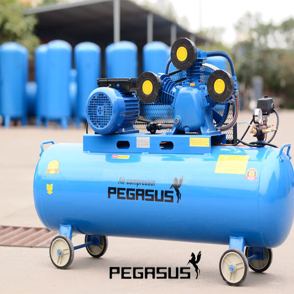 máy nén khí dây đai Pegasus 380V 4hp TM-W-0.36/8-180L Alotools