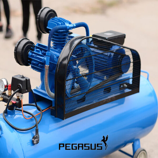 Máy nén khí dây đai Pegasus 10hp áp 8kg TM-W-0.9/8-330L Alotools