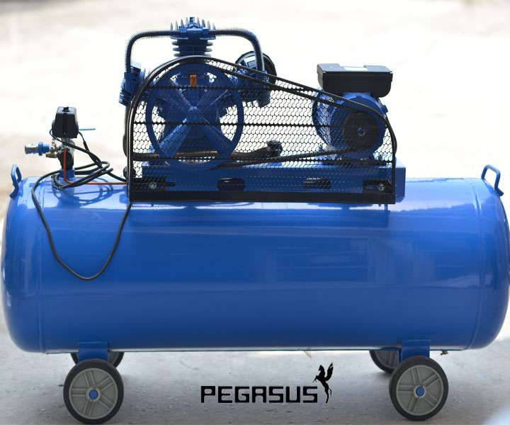 Tổng quan về máy nén khí dây đai Pegasus 4HP 380V TM-W-0.36/12.5-180L Alotools
