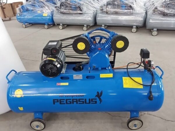 Chi tiết cách vận hành máy nén khí dây đai Pegasus TM-V-0.17/8-180L