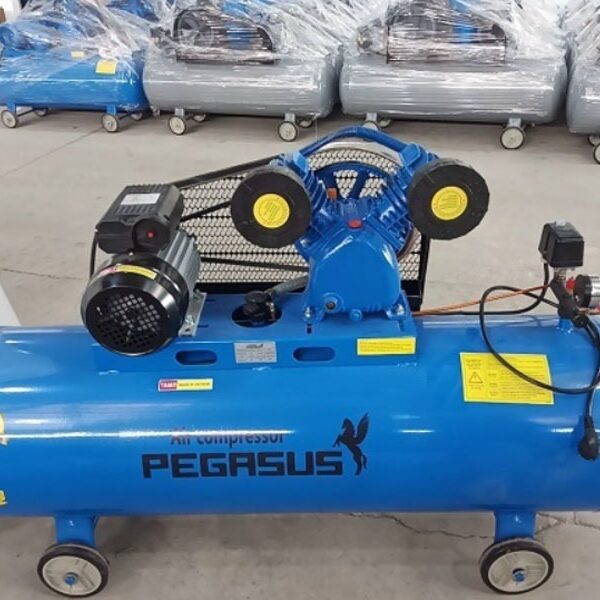 Chi tiết cách vận hành máy nén khí dây đai Pegasus TM-V-0.17/8-180L