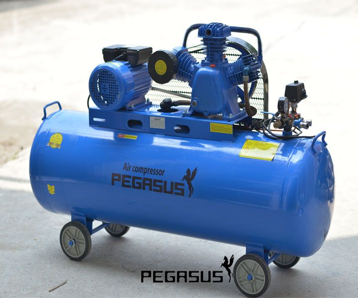Máy nén khí Pegasus dây đai 180L 4hp TM-V-0.36/8 220V Alotools