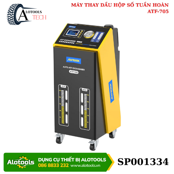 Máy thay dầu hộp số tự động AUTOOL ATF705 – Hút nạp tuần hoàn thông minh 12V