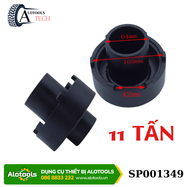Tuýp mở ốc hãm vòng bi moay ơ/Trục bánh trước cầu MAN,Xe Tải Howo 11T
