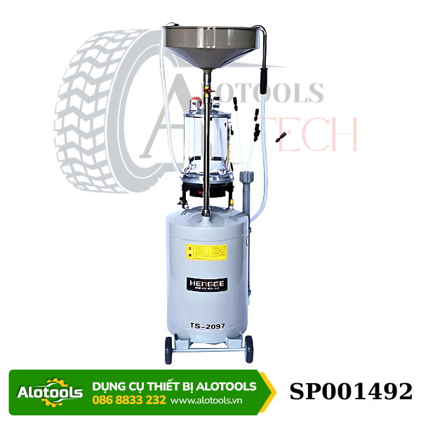 Máy Hút và Hứng Dầu Thải Ô Tô TS-2097 | Bình Thay Dầu Động Cơ 80L