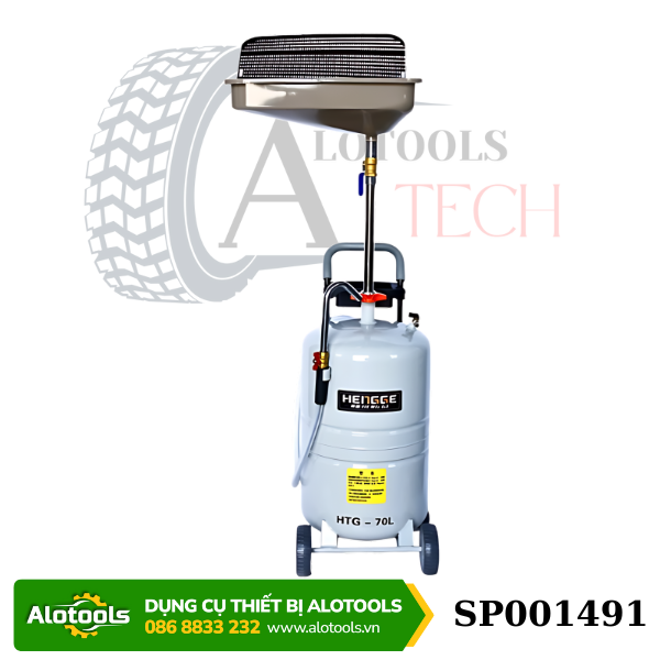 Bình Hứng Dầu Thải Ô Tô HTG-70L | Dụng Cụ Thay Dầu Động Cơ Garage ô tô