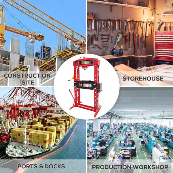 Máy ép thủy lực dùng khí nén 50 tấn Torin TY50001 | Bàn ép công nghiệp Big Red