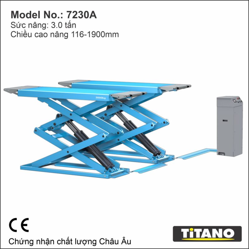 Bàn nâng chắc chắn của cầu nâng cắt kéo STD-7230A