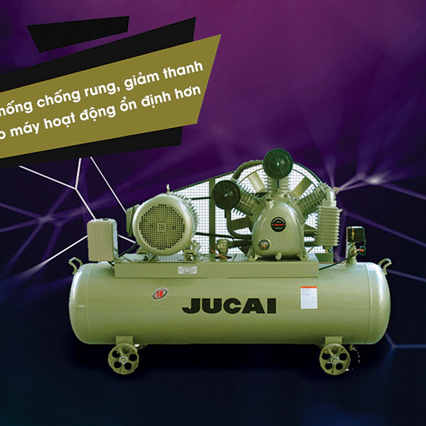 Máy nén khí AW100012 15HP là dòng máy 2 cấp công suất lớn, lưu lượng 1000L/p, áp suất 12 bar, bình chứa 500L