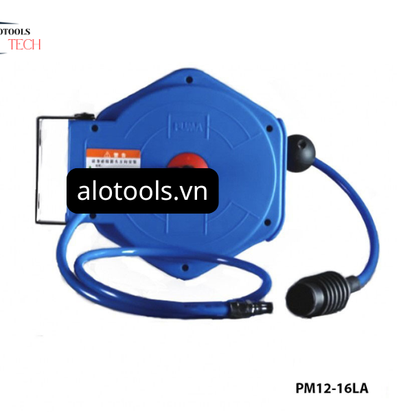 Dây hơi tự rút vỏ nhựa Puma PM12-16LA (16 mét, Φ8x12mm)
