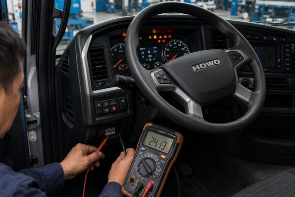 Bảng mã lỗi xe HOWO A7 Sitrak 371 380 và cách đọc lỗi táp lô