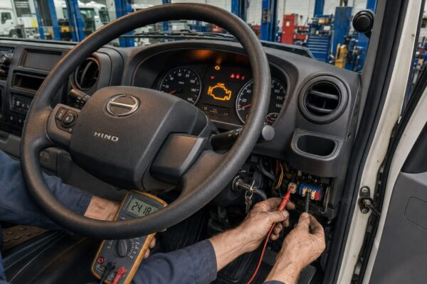 Bảng mã lỗi xe tải Hino 300 500 700 và cách đọc mã nháy đèn táp lô