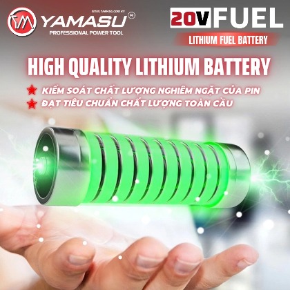 Máy khoan vít pin Yamasu YMS-KT13 20V tải nặng, đầu kẹp Autolock Ø13mm 4 máy khoan pin 80Nm - hình 4