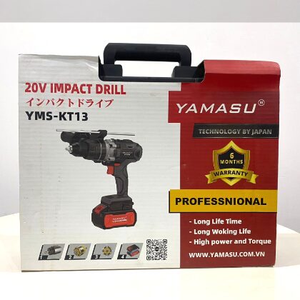 Máy khoan vít pin Yamasu YMS-KT13 20V tải nặng, đầu kẹp Autolock Ø13mm 8 máy khoan pin 80Nm - hình 8