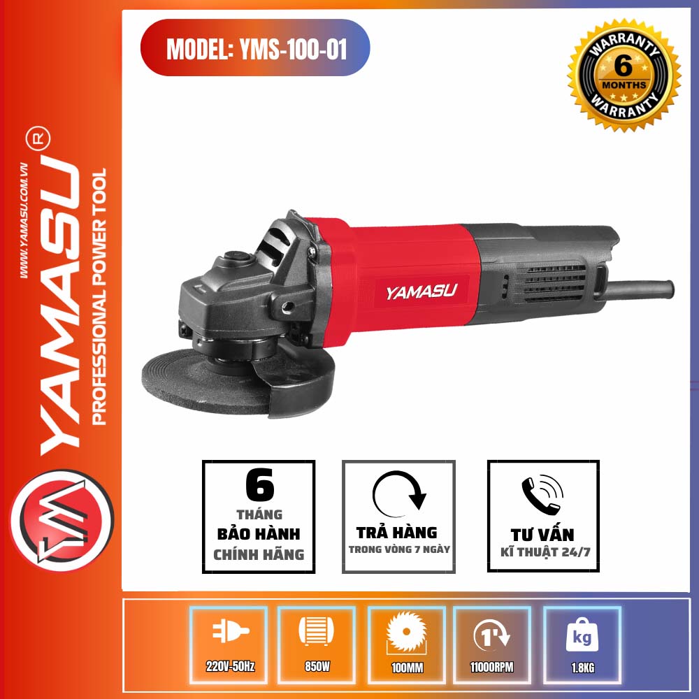 máy mài góc tay ngắn 750W