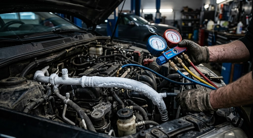 điều hòa đóng băng dàn lạnh