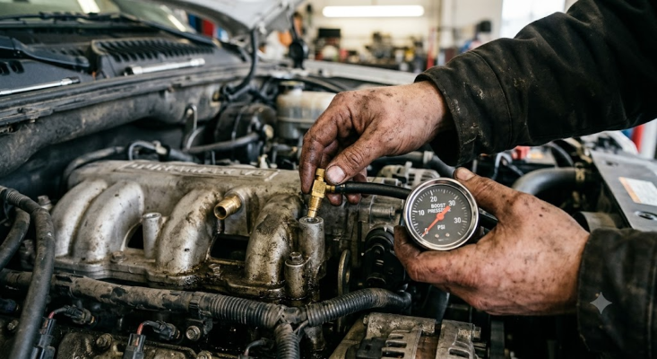 đo áp suất turbo tăng áp