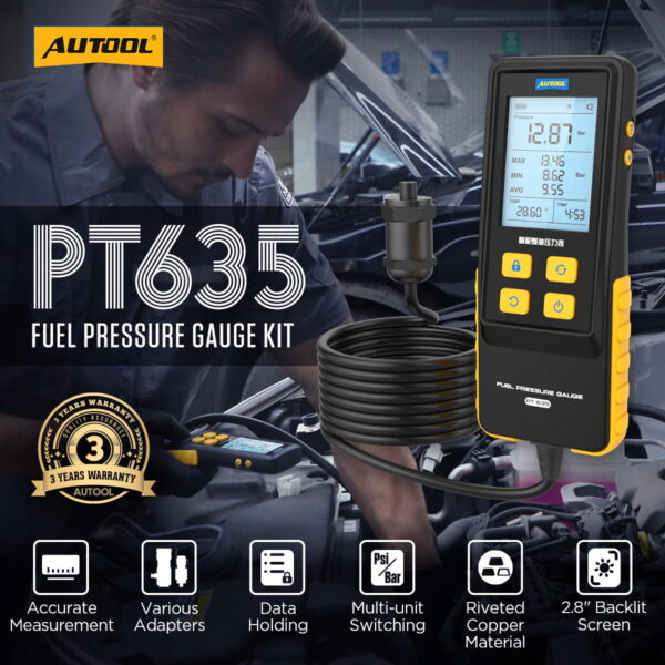 đồng hồ đo áp suất xăng PT635 - hình 16
