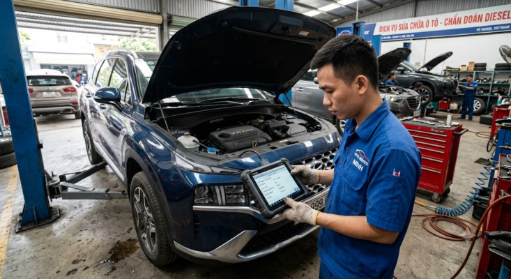 kích hoạt chu trình đốt muội DPF tĩnh