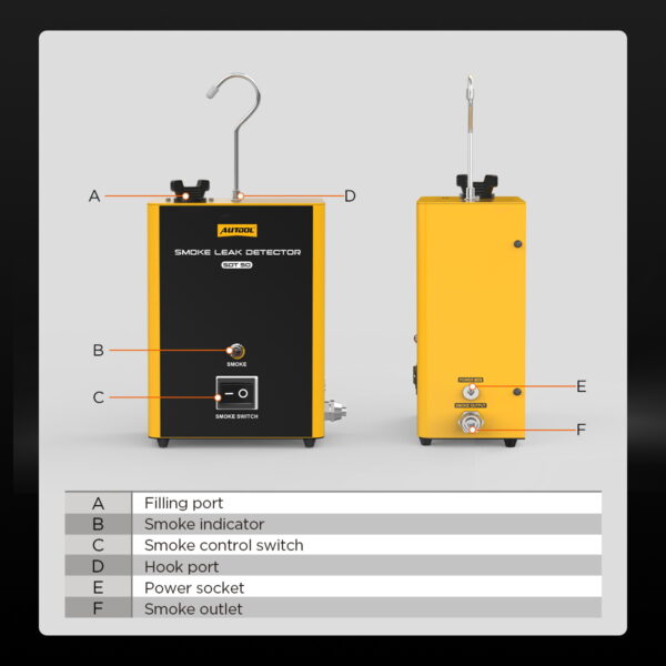 máy bơm khói kiểm tra rò rỉ SDT50 - hình 8