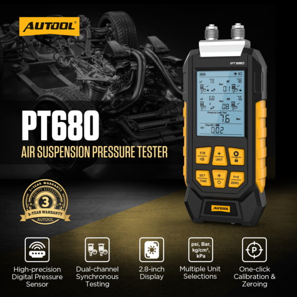 máy đo áp suất treo khí nén PT680 - hình 4