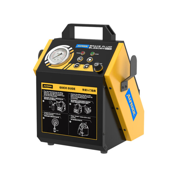 Máy thay dầu phanh AST612 Autool 2 bình thải, tự xả áp 30 giây