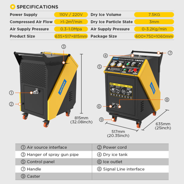 vệ sinh bằng đá khô HTS709 - hình 9
