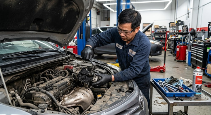 Xử lý kẹt van luân hồi khí xả EGR