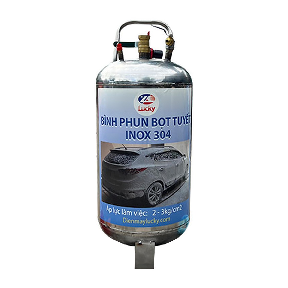 bình bọt tuyết inox 40 lít Lucky