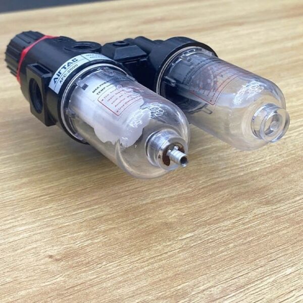 Bộ lọc đôi Airtac AFC-2000 lọc điều áp kèm bình tra dầu, ren 1/4 inch 9 bộ lọc đôi Airtac - hình 5