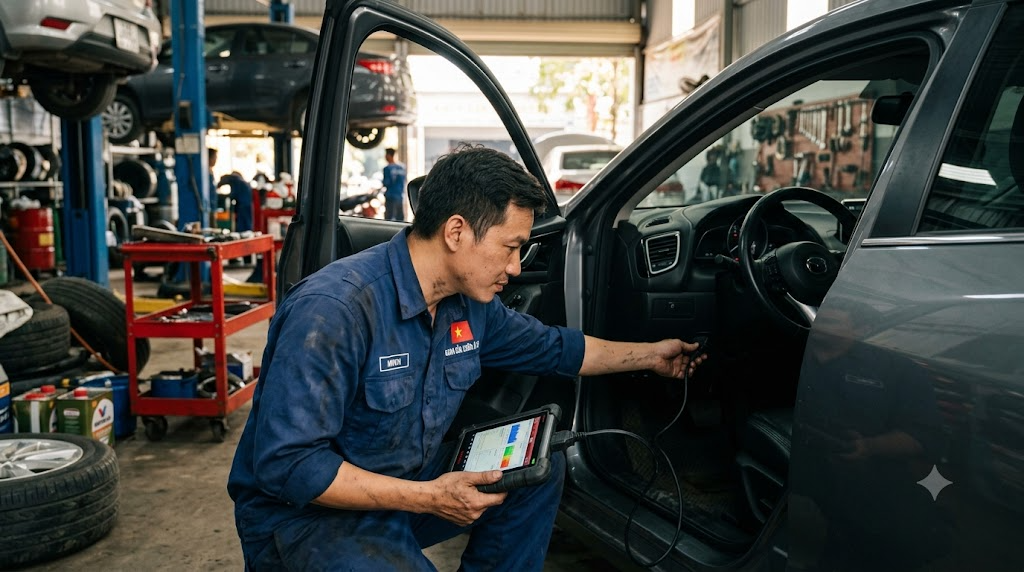check số km thật ô tô