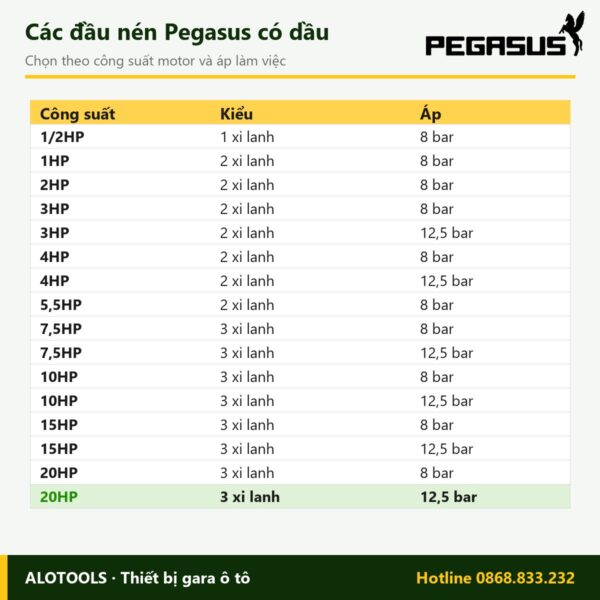 đầu máy nén khí 20HP 12,5 bar - hình 3